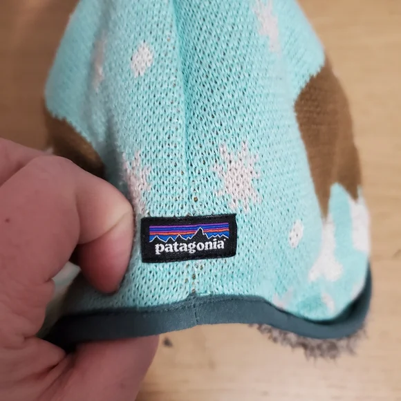 Patagonia Cute Buffalo Reversible 2025 Baby Beanie - Picture 3 of 7